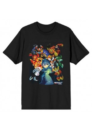 T-Shirt Mega Man (Mega Monsieur) Par Bioworld - Groupe De Personnages
